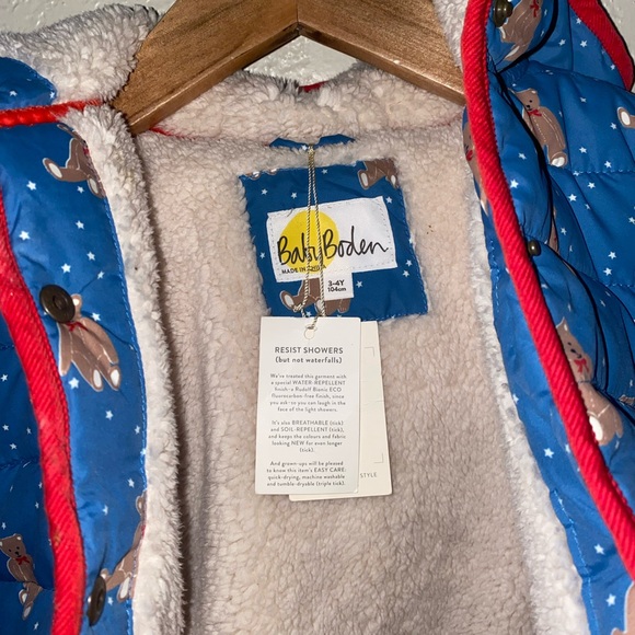 mini Boden Hooded Puffer Jacket - Picture 8 of 8